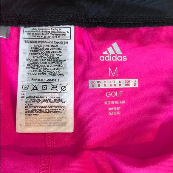 Adidas Climacool Women's Golf/Tennis Skort Size Medium Black & Pink Athletic - Picture 5 of 5